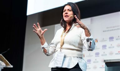 Janaina Torres, patron di Bar da Dona Onça,  A Casa do Porco Bar e tanto altro a San Paolo del Brasile (le foto sono di Brambilla/Serrani)
