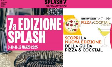 Presentazione della Guida di Identità Golose alle Pizzerie e Cocktail Bar d’autore, seconda edizione, presso Splash Hospitality Expo, manifestazione annuale dedicata alle aziende che operano nei settori beverage e hospitality, dal 9 al 12 marzo 2025 presso Levante Prof 2025 - Fiera del Levante a Bari. L'appuntamento è per mercoledì 12 marzo (Area Palco, ore 13,30)
