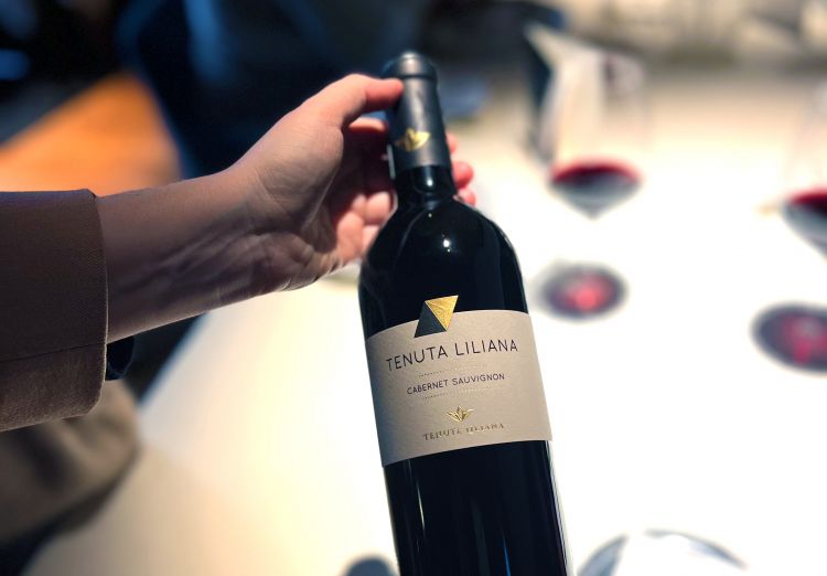 Il Tenuta Liliana è il primo vino dell'azienda, Cabernet Sauvignon in purezza
